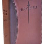 KJVER Sword Study Bible/Personal Size Large Print-Dark Brown/Light Brown Ultrasoft Indexed