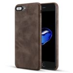 iPhone 7 Plus Case, Vintage Series Soft PU Leather Texture Slim Fit Scratch Resistant Flexible and Lightweight Case Cover for iPhone 7 Plus (2016) (Brown)