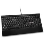Velocifire VM50 Retro Mechanical Keyboard 108-Key Full Size with Brown Switches LED Illuminated Backlit Anti-ghosting Keys for Copywriter, Gamer and Programmer