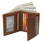Augus Wallet for Men Bifold RFID Blocking Wallet Credit Card Holder