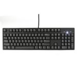 iKBC KD104 PBT Full Size Mechanical Gaming Keyboard with Cherry MX Red Switch, Black Case, Detachable Cable
