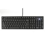 iKBC KD104 PBT Full Size Mechanical Gaming Keyboard with Cherry MX Red Switch, Black Case, Detachable Cable