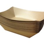 Brown Paper Food Trays | 50ct