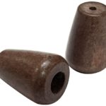 Dritz Home Cord Pulls Wood Dk Brn 2pc 2 Pc, Dark Brown