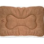 Best Pet Supplies Heavy Duty Pet Crate Mat – Light Brown Suede, Double Sided & Machine Washable, XL (42 x 28 x 2 inches)