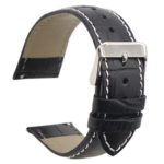 ArtStyle Quick Release Leather Watch Band Cowhide Leather Replacement Watch Strap