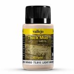 Vallejo Light Brown Thick Mud Model Paint Kit, 40ml