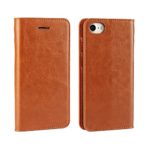 iPhone 6 Case iPhone 6S Case Leather Wallet Case, Classic Folio Case Book Design with Stand and ID Credit Card Slots, Magnetic Closure for iPhone 6S and iPhone 6 Leather Wallet Case (Brown)