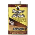 Howard RF8016 Restor-A-Finish, 16-Ounce, Ebony Brown