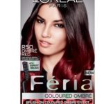 L’Oréal® Paris Feria Brush-on Colored Ombre Effect – R50 Ombre Red For M Brown to Dark Brown Hair Coloring Gel