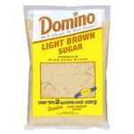 Domino Premium Pure Cane Sugar, Light Brown, 2 lb (2) pack