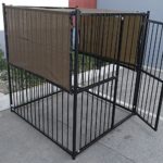 7.5′ X 12.5′ Dark Brown UV Rated Dog Kennel Shade Cover, Sunblock Shade Panel, Shade Tarp Panel W/Grommets (Not the kennel)