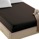 4U Life Bedding Fitted sheet-Prime 1800 Series , Double Brushed Microfiber,Ultra-soft Feel And Wrinkle,Fade Free , Deep Pocket For Oversized Mattress (Twin-XL, Dark Brown)