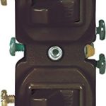 Eaton 271B 15 Amp Commercial Grade Toggle Duplex Switch, Brown