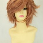 Short light brown curly wavy Curly hair tailcosplay wig Wig BrothersConflict brothers war winds 12 men Asahina cosplay wig wig