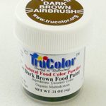 TruColor Airbrush Natural Food Color (Sm. Jar) Dark Brown