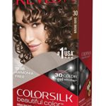 Revlon ColorSilk Haircolor, Dark Brown, (Pack of 3)