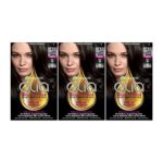 Garnier Hair Color Olia Oil Powered Permanent Hair Color, 4.11 Dark Platinum Brown, 3 Count (Packaging May Vary)