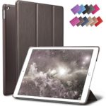 iPad Mini 4 Case, ROARTZ Metallic Brown Slim Fit Smart Rubber Coated Folio Case Hard Cover Light-Weight Auto Wake/Sleep For Apple iPad Mini 4th Generation Model A1538/A1550 Retina Display
