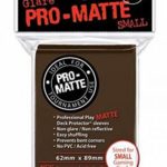 Ultra-Pro Pro-Matte Sleeves – Brown, Small – for Yu-Gi-Oh, Cardfight/CFVG (60 Deck Protectors)