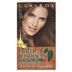 Clairol Natural Instincts Semi-Permanent Hair Color Kit (Pack of 3) 6BZ / 12A Navajo Bronze Light Caramel Brown, Ammonia Free, Long Lasting