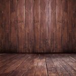 KONPON 5x7ft no wrinkle photography backdrops Brown Wood Wall Cotton Polyester Washable Wood Floor Backdrop Newborn Photo Studio Props Portrait Background XT-3639