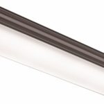 Lithonia Lighting Dark Brown 4-Ft LED Flush Mount, 4000K, 32W, 3,100 Lumens