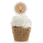 Bright Future – 2018 Graduation Cupcake Wrapper & Pick Party Kit – Set of 24