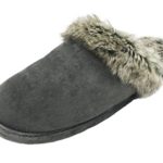 Finoceans Slippers Men’s/Women’s Faux Fur House Bedroom Indoor/Outdoor Winter Shoes