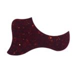 Musiclily Taylor Style Self-Adhesive Folk Acoustic Guitar Pickguard Scratch Plate Pick Guards, Dark Brown Tortoise