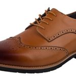 iLoveSIA Men’s Leather Oxford Brogue Wingtip Dress Shoes