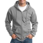 Port & Company Men’s Classic Full Zip Hooded Sweatshirt