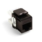 Leviton 61110-RB6 eXtreme 6+ QuickPort Connector, CAT 6, Brown