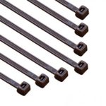 4-in 100-Pack, 18-lb, Dark Brown, Standard Nylon Cable Tie