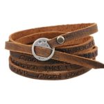 Leather Multi Double Wrap Cuff Bracelet Wristband Bangle Inspiration Men’s Women’s