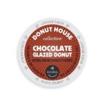 Donut House Collection Light Roast K-Cup for Keurig Brewers, Chocolate Glazed Donut Coffee Pack of 4 (24 count each)