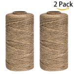 Jute Twine String For Crafts, Bakers Twine Rope – 2 Pack, Total 1312 Feet
