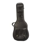 Levy’s Leathers LM18-DBR Leather Deluxe Electric Guitar Bag, Dark Brown