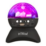 Disco Ball Home Party Light Speaker, Kid Christmas Gift DJ Stage Lighting with Wireless Bluetooth Speaker (3rd Black)