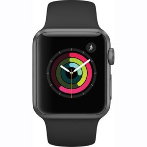 Apple Watch Series 1 Smartwatch 38mm, Space Gray Aluminum Case/ Black