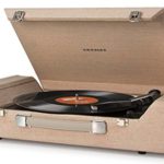 Crosley CR6232A-BR Nomad Portable USB Turntable with Software for Ripping & Editing Audio, Brown