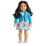American Girl – 2017 Truly Me Doll: Brown Eyes, Curly Dark Brown Hair, Light Skin Tone DN69