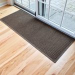 Hudson Exchange Waterhog Fashion Polypropylene Fiber Entrance Indoor/Outdoor Floor Mat Runner, 60″ L x 22″ W, 3/8 Thick, Dark Brown