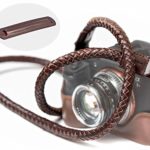 SupaDupa Leather Braided Camera Strap – Premium Quality – Men Women Neck Shoulder Sling Wrist For Sony Leica Fujifilm Canon Olympus Panasonic Nikon Pentax Binoculars Mirrorless + FREE Pad