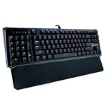 B945 Light Strike Optical Gaming Keyboard (Smooth & Linear) – Left Handed Numpad Block – Faster Than Mechanical – 0.2ms Key Response, Diamond Cut Aluminum Body, RGB LED Backlit [LK Libra BROWN]