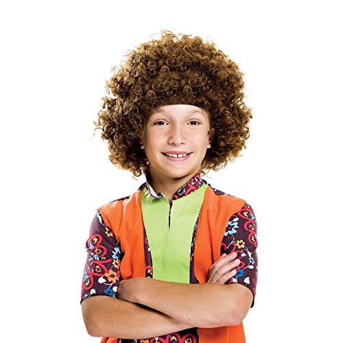 Bliss Pro’s BROWN Children’s Afro Wig Halloween Costume Wig 70’s 80’s Retro Disco