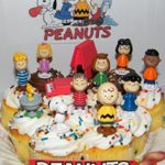 Peanuts Movie Classic Figure Set of 13 Mini Cake Toppers / Cupcake Decorations Party Favors with Snoopy, Woodstock, Dog House, Lucy, Linus Etc and Special Puffy Decorative Figure!