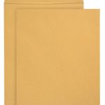 100 9 X 12 SELF SEAL Golden Brown Kraft Catalog Envelopes- Designed for Secure Mailing- Oversize Strong Peel and Seal Flap with 28 LB Kraft Paper- 100 Envelopes