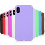 iPhone X Matte Case, Costyle 10 Pack Candy Color Slim Thin Frosted Soft TPU Silicone Cover Skin for iPhone X 5.8 inch- Black Brown Red Rose Pink Green Light Purple Teal Sky Blue White