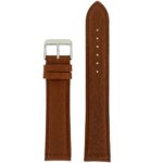 Extra Long Watch Band Genuine Leather Calfskin Light Brown 20 millimeters Tech Swiss